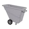 R&B Wire Products Small Utility Tilt Truck, 1/2 Cubic Yard, Gray TILT-SML/G - alternate 3